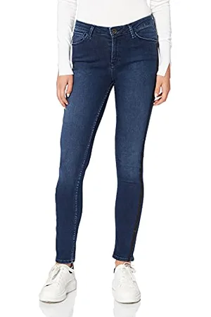 Garcia Damskie dżinsy skinny, Niebieski (Medium Used 3386), 36