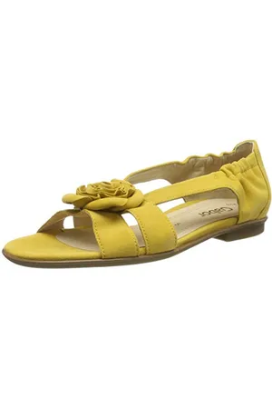 Gabor Damskie Fashion 21.601. Sandały z paskiem, żółty - -35.5 EU