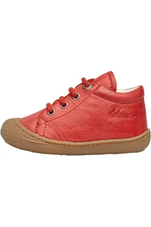 Naturino Buty Cocoon-Leather First-Steps czerwone 22, Czerwony, 5 UK Child