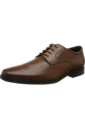 Clarks Męskie buty Howard Walk Oxford, brązowy - - 45 EU