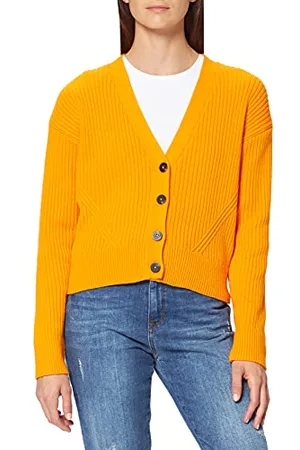 Scotch&Soda Damski kardigan z mieszanki bawełny organicznej, , L