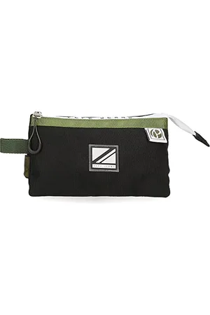 Pepe Jeans Luca potrójne etui czarne 22x12x5 cm poliester, , potrójne etui, , Potrójne etui