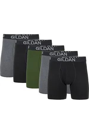 Gildan Męskie bokserki ze stretchem bawełnianym, opakowanie zbiorcze (4 sztuki), , XL