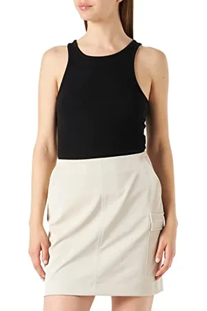 Calvin Klein Damska spódnica z płynną powłoką, , XL