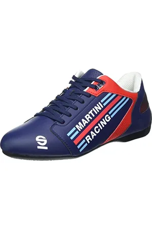 Sparco 00126337MRBM, Martini Racing, Buty do biegania Unisex Dorosły, Granatowy (marynarski), 37 EU, Wielobarwny, 42/50