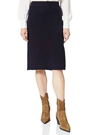Comma, Rock Kurz Spódnica biznesowa Casual Women, Granatowy (5976)., 34