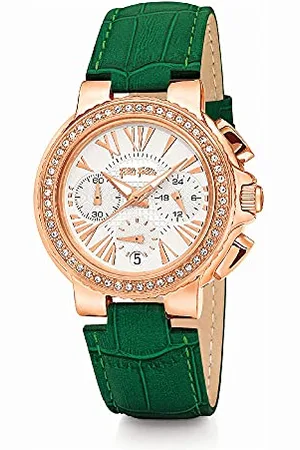Folli Follie Damski. Automatyczny zegarek ze skórzanym paskiem S0356929, , 28MM, paski