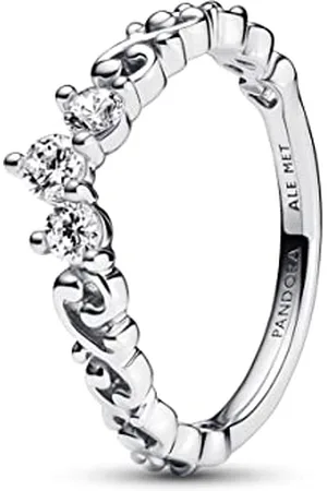 PANDORA Moments Königlicher Wirbel Diadem-Ring in der Farbe Silber aus Sterling-Silber in der Größe 60, 192232C01-60