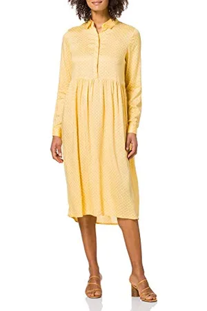 VERO MODA Damska sukienka midi w kropki, , L
