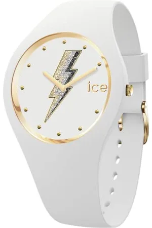 Ice-Watch ICE glam rock Electric white - Damski zegarek z silikonowym paskiem - 019857 (Small)