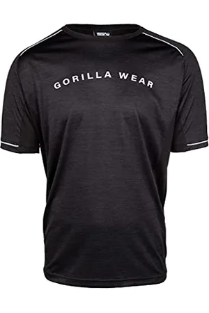 Gorilla Wear T-shirt Fremont - /biały - kulturystyka sport codzienność czas wolny z nadrukiem logo, lekki i wygodny dla optymalnego ruchu z poliestru, , S