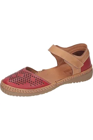 Manitu Sandały damskie 910049-04, czerwone, 39 EU