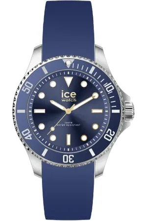 Ice-Watch ICE steel Blue gold - Ladies Silver Watch with Silicone Strap - 020368 (Small)