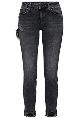 Mavi Damskie Spodnie Dżinsy Adriana Ankle, Spodnie Damskie, szare (Grey Str 23737), W25, , 25W