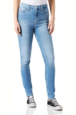 Calvin Klein Damskie spodnie skinny z wysokim stanem, , 24W / 32L