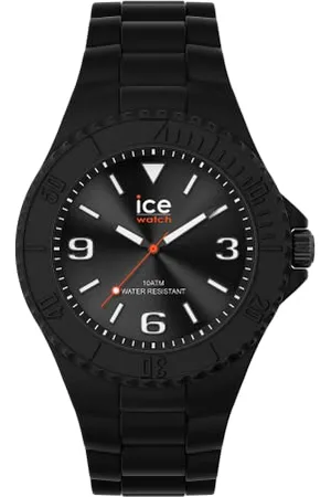 Ice-Watch ICE generation Black - Męski zegarek z silikonowym paskiem - 019874 (Large)