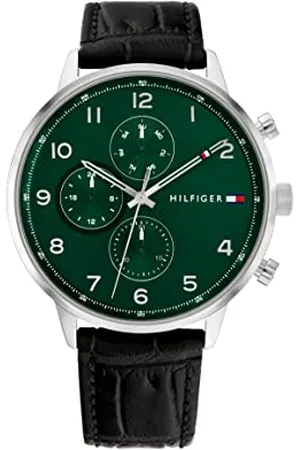 Tommy Hilfiger Multi cyferblat kwarcowy zegarek męski ze stali nierdzewnej, , pasek