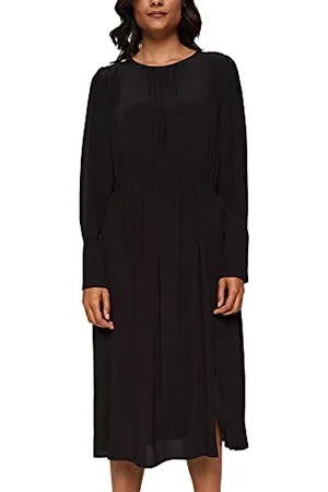 ESPRIT Sukienka midi z crêpe z LENZING™ ECOVERO™, , 36