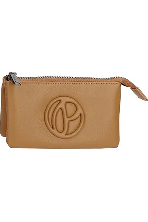 Pepe Jeans Mara Portfel Kosmetyczka Żółta 17,5 x 9,5 x 2 cm Sztuczna skóra, , Torebka Kosmetyczka, , Kosmetyczka do torebki