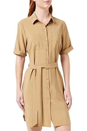 VERO MODA Vmveda S/S Short Shirt WVN Ga Casual Dress, , S