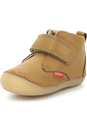 Kickers Unisex Baby Sabio Oxford płaskie, wielbłądzi światło, 7 UK dziecko