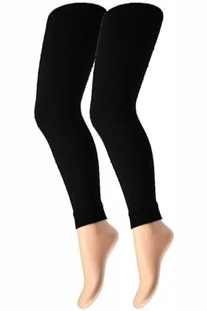 Camano Unisex dziecięce legginsy Online Children fine Sustainable 40DEN 4-pak skarpet, czarne, 146/164, , 29