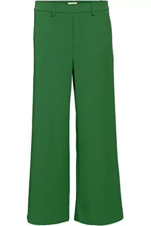Object Kobieta Szerokie Nogawki - Spodnie damskie Wide Fit, Artichoke Green 2, 44