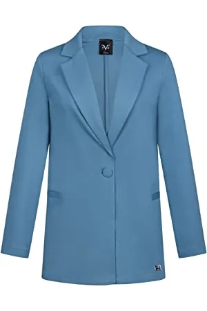 19V69 Italia Damski blezer Miky RAF (Blue Blazer) (7 sztuk), , XL