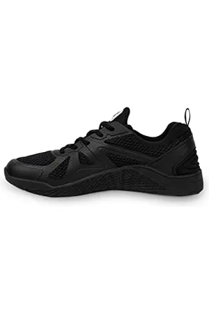 Gorilla Wear Bodybuilding Fitness Buty Gym Hybrids – czarne/czarne – buty treningowe, sportowe, na co dzień, wielofunkcyjne, wygodny trening z logo, maksymalna swoboda ruchów, , 45 EU