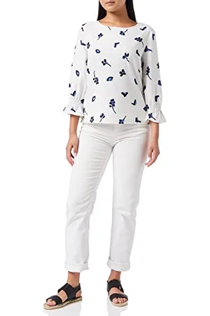 French Connection Damska bluzka Bhelle Crepe Light Shirt, biała, 10, , 36