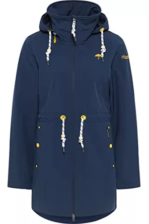 Schmuddelwedda Kobieta Płaszcze Softshell - Płaszcz softshell damski 34313678, morski, XXL