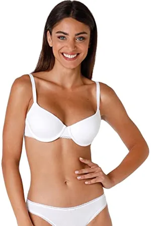 Lovable My Bio Comfort Biustonosz wyściełany na fiszbinach z certyfikowaną bawełną organiczną dla kobiet, , , 34