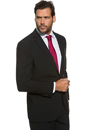 JP 1880 Mężczyźni Duże rozmiary L-8XL Kurtka garniturowa prosta mieszanka wełny ZEUS 705512, , 50