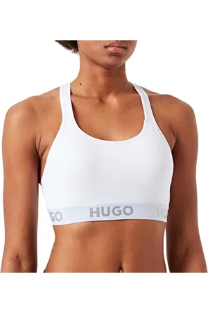 HUGO BOSS Damski Bralette wyściełany sportowy logo Bralet, , XL