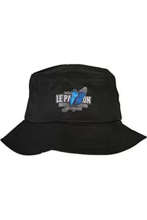 Mister Tee Kapelusze - Unisex Le Papillon Bucket Hat, Black, one Size, czarny, jeden rozmiar