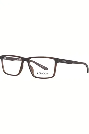 Dragon DR9003 Matowe okulary DK Brown Crystal, 58 dla mężczyzn, wielokolorowy (Matte Dk Brown Crystal)