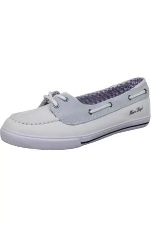 Henri Lloyd Damskie klapki Emily Moccasin, biały - Off White - 41.5 EU