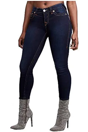 True Religion Damskie dżinsy Halle Mid Rise Super Skinny Fit, , 25W
