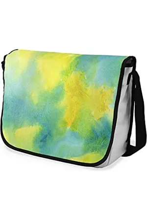Bonamaison Drukowane cyfrowo torby szkolne Messenger z czarnym paskiem dla dziewcząt i chłopców, torby na ramię dla studentów, powrót do szkoły, rozmiar: 29x36 Cm, , torby listonoszki