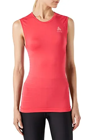 Odlo Damska koszulka Bl Top Crew Neck Singlet Performance Lig z AFFE, różowy , M