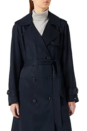Tommy Hilfiger Trencz Tencel DB Trencz damski, Desert Sky, 60
