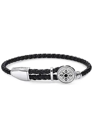 Thomas Sabo Bransoletka skórzana uniseks 925 poczerniane 25 cm e , colore: , cod. A1861-949-11-L25v