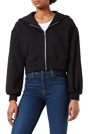 Urban classics Damska bluza z kapturem i zamkiem błyskawicznym, dostępna w wielu różnych kolorach, rozmiary od XS do 5XL, , S