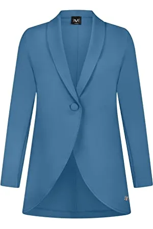 19V69 Italia Damska marynarka Mono RAF Blue Blazer, niebieska, XL (7 sztuk), , XL