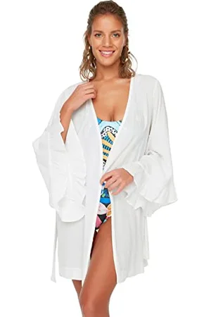 Trendyol Kimono damskie z wiskozy i kaftan, , M