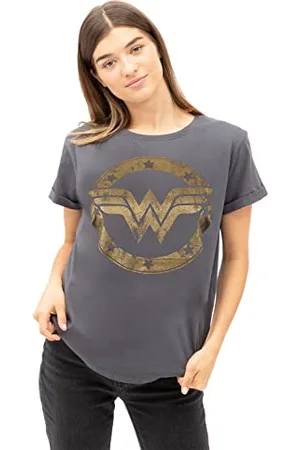 DC Comics Originals Damska koszulka Wonder Woman z metalicznym logo, , 38