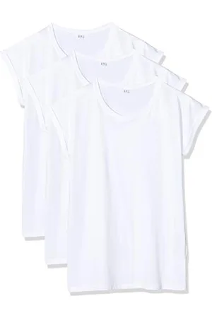 Build Your Brand Damski T-shirt Multipack Ladies Extended Shoulder Tee 3-Pack dostępny w wielu wariantach kolorystycznych, rozmiary XS - 5XL, , M