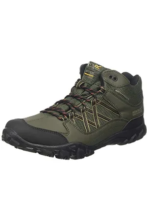 Regatta Męskie wodoodporne buty trekkingowe Edgepoint - Brair Lime Punch, , 43 EU