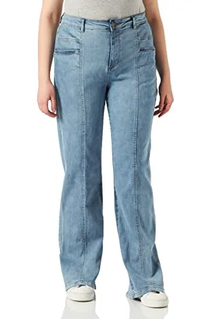 Urban classics Damskie High Waist Straight Slit Denim Spodnie damskie, , 42