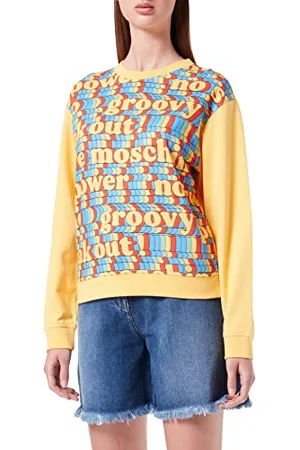 Moschino Bluza damska Love Groovy Panel Print, , 38